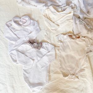 LOT of 4 Baby Onesies